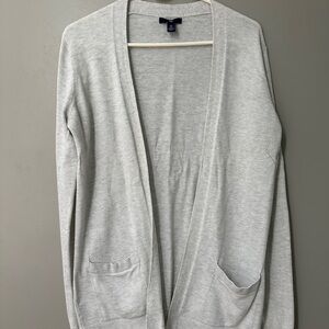 GAP Light Gray Women's Cardigan Sweater
